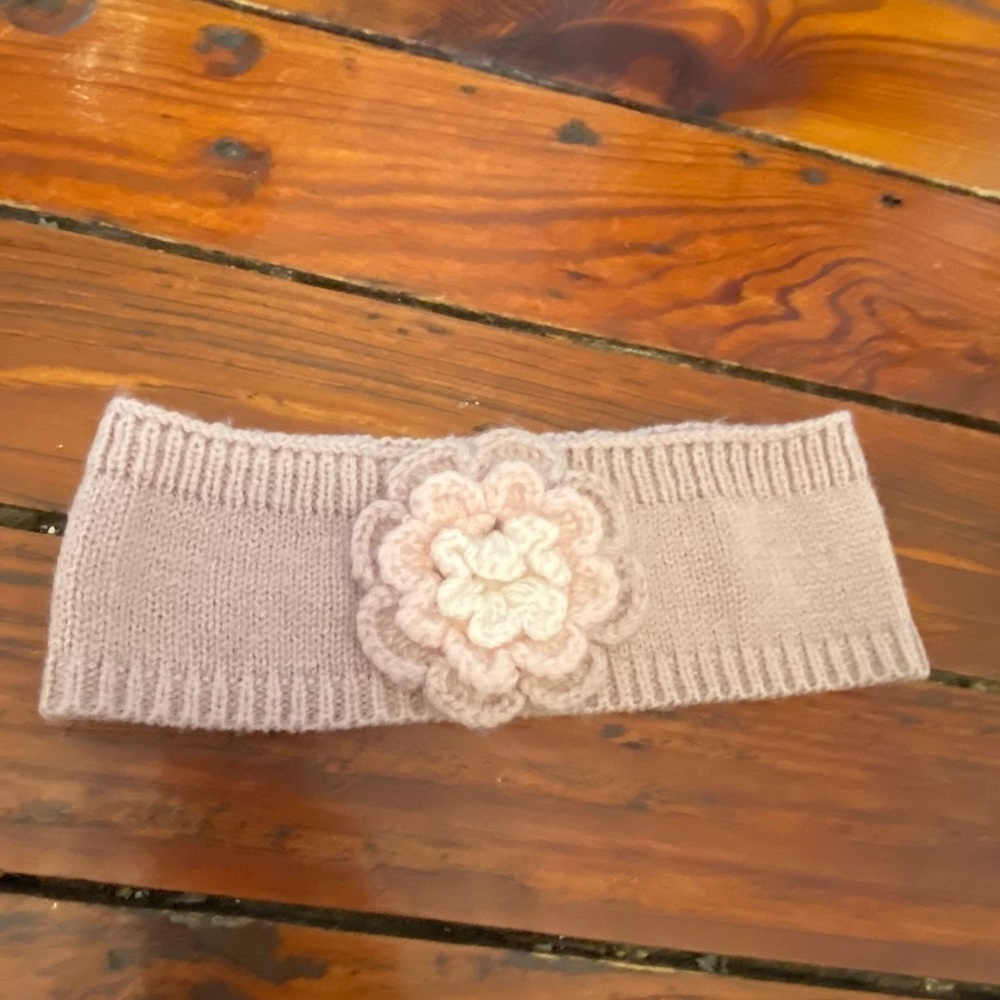 Baby Gap Blush Flower Ear Warmer Headband One Size